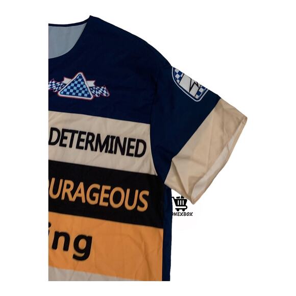 Shein Curve Men's Size 3XL Button Up Short Sleeve Adult Shirt Jersey - Picture 6 of 12